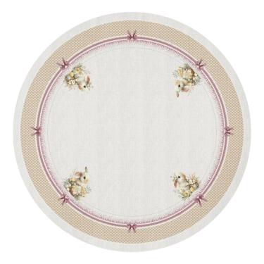 Imagem de Toalha De Mesa De Pascoa Redonda Ternura 180cm 198049