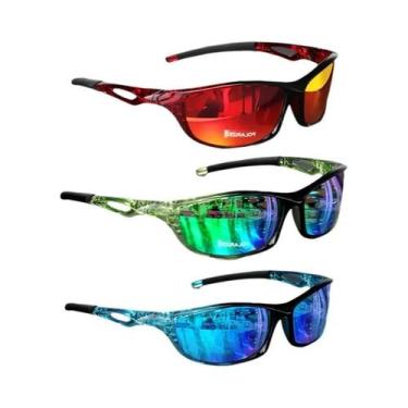 Imagem de Óculos De Sol Esportivos Vintage Unissex UV400 Anti-reflexo Para Pesca