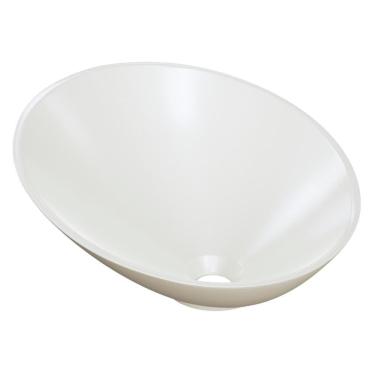 Imagem de Cuba Pia Para Banheiro Meia Lua 39cm Thaís C08 Bege - Mpozenato