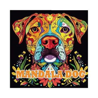 Imagem de Livro De Colorir Mandala Para Adultos Com Arte De Cães, 20 Páginas, Al