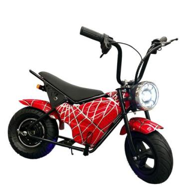 Imagem de Mini Moto Elétrica Infantil 6,5 250w 60kg 21km/h Com Led A - Shark Blu