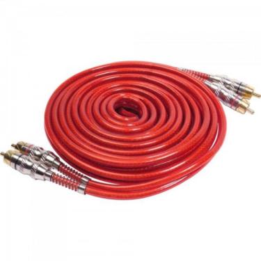 Imagem de Cabo Blindado 2 RCA X 2 RCA CBRC0027 5m Vermelho Storm