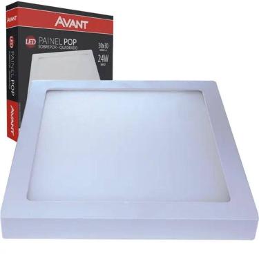 Imagem de Painel Paflon Led Quadrado 24w 6500k Avant 30x30 Sobrepor