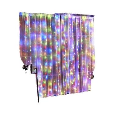Imagem de Luzes De Cordão LED 600/300 Para Cortinas De Janela, Casamentos, Festa