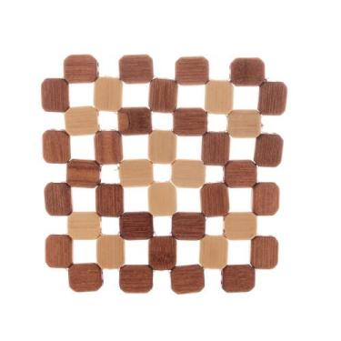 Imagem de Descanso para Panela Lyor de Bambu 16cm x 16cm