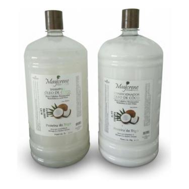 Imagem de Maycrene Kit Shampoo + Condicionador Óleo Coco 2L