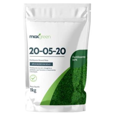 Imagem de Fertilizante Mineral Misto NPK 20-05-20 (1Kg) MAXGREEN