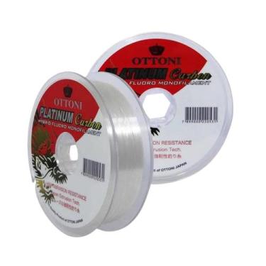 Imagem de Linha Mono Platinum Carbon 100m Branco Ottoni, 0,50mm