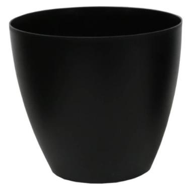 Imagem de Vaso Cachepot Bagé (16x15 cm) Preto VASART