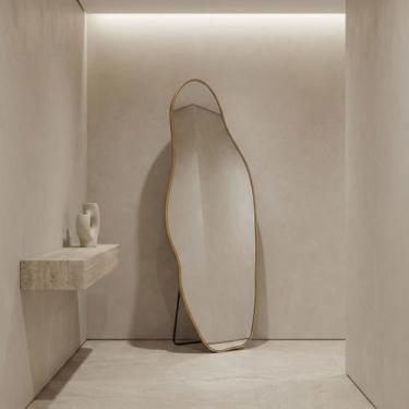 Imagem de Espelho Orgânico Lopazzi Corpo Inteiro 150cm Grande Decorativo Quarto 