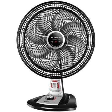 Imagem de Ventilador de Mesa Mondial VTX-40-8P-RP, 40cm, Preto e Prata