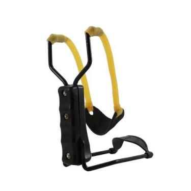 Imagem de Atiradeira Profissional Estilingue Com Apoio Preto - SMART