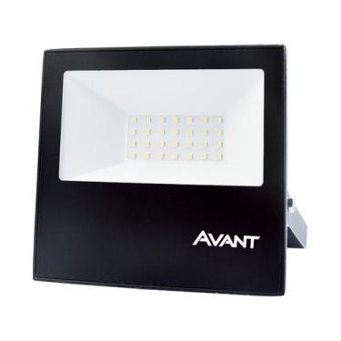 Imagem de Refletor Avant LED 30W, Slim 6,5k, 2250 Lumens, Preto