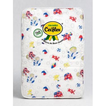 Imagem de Colchão Para Berço Americano Celiflex Bebê 130cm X 70cm Conforto e Son