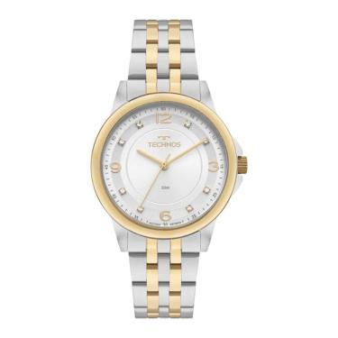 Imagem de Relógio Technos Feminino Ref: 2035nfq/1k Elegance Bicolor