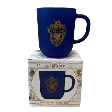 Imagem de Caneca De Vidro Corvinal Harry Potter Vidro 300ml Decorada