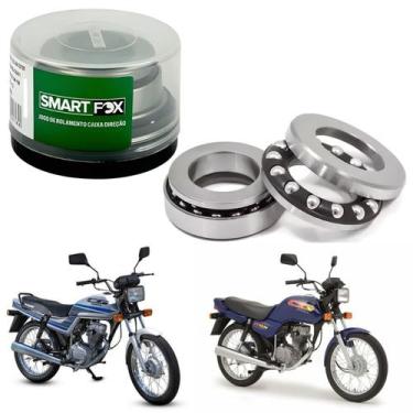 Imagem de Caixa de direção colar esférico rolamentos smartfox honda cg titan 125
