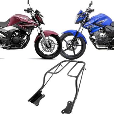 Imagem de Bagageiro Yamaha Fazer 250 2006 a 2017 modelo sansão Preto BA-91YP - P
