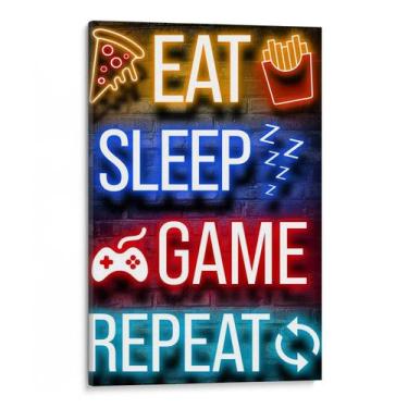 Imagem de Quadro Gamer - Loop Infinito dos Gamers - Mioquadros, 180x120 cm, Bord