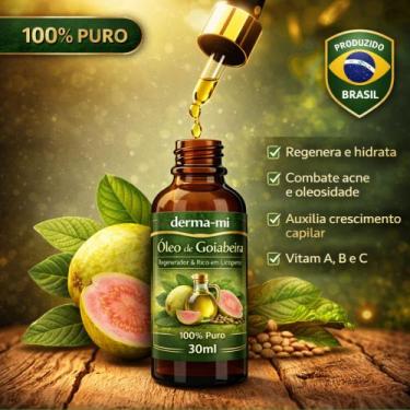 Imagem de Óleo de Goiabeira 100% Natural Puro  oleo de goiaba Fortalece Cabelos,