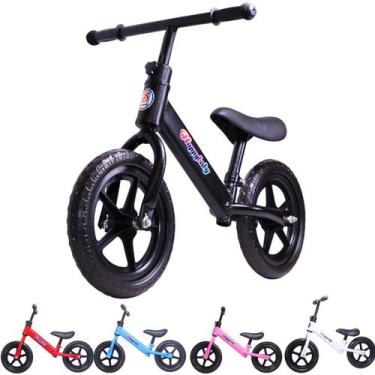 Imagem de Bicicleta Sem Pedal Treina Equilíbrio Infantil - Castela, Preto