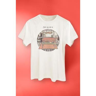 Imagem de Camiseta Friends Elementos - Piticas, G2, Off white