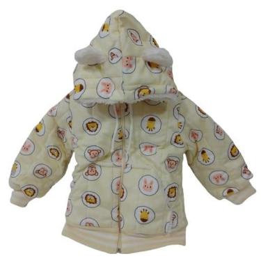 Imagem de Casaco Grosso Bebê Menina Estampado Inverno Lessa Kids 8529-Feminino