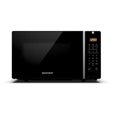 Imagem de Micro-Ondas 23 Litros Com Multi Preparos Preto Brastemp - Bms23ae 220V