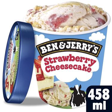 Imagem de Sorvete Strawberry Cheesecake Ben & Jerry's 458ml Pote Premium