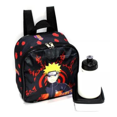 Imagem de Lancheira Térmica Infantil Naruto Uzumaki Desenho Mangá - kidsbag