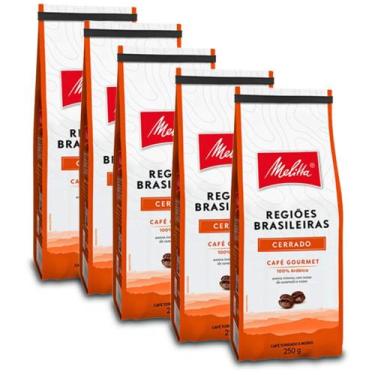 Imagem de Café Melitta Regiões Brasileiras Cerrado Kit 5 Pacotes 250g
