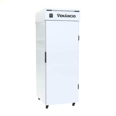 Imagem de Armário de Controle de Fermentação Crescepão AC20T 500 Pães Interno Inox Branco 220V Venâncio