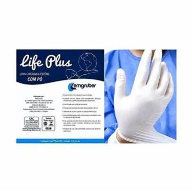 Imagem de Luva Cirurgica Esteril Life Plus Lemgruber N 8.5 3 pares