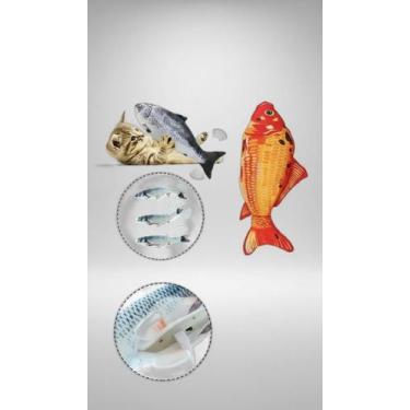 Imagem de Peixe Elétrico Interativo Recarregável para Pets - Congratulations Sto