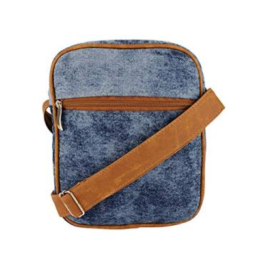 Imagem de Shoulder Bag Lenna's Wish Bolsa Transversal Pequena L084 Jeans Manchado