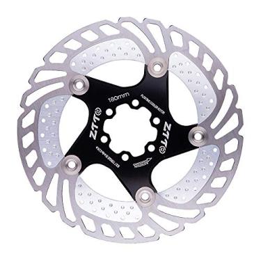 Imagem de yeacher Rotor de freio a disco flutuante de bicicleta 140/160/180 / 20m Mountain bike pastilha de freio a disco flutuante acessórios