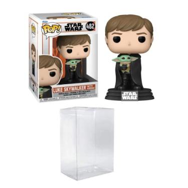 Imagem de Funko Pop! Star Wars: Mandalorian- Luke with Child Bundled with EcoTEK Pop Protector