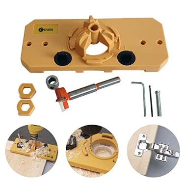 Imagem de Gabarito de Furação para Dobradiça Khi Hinge com Broca 35mm