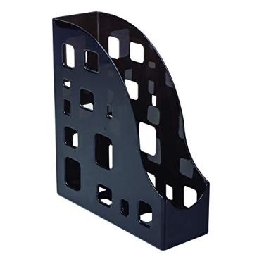 Imagem de DELLO Office Dellocolor Porta Revistas, Preto (Fumê), 245 x 87 x 280 mm