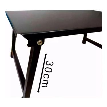 Imagem de Mesa Suporte Multiuso Usar Na Cama Notebook Café da Manhã 30cm De Altura Anti Derrapante