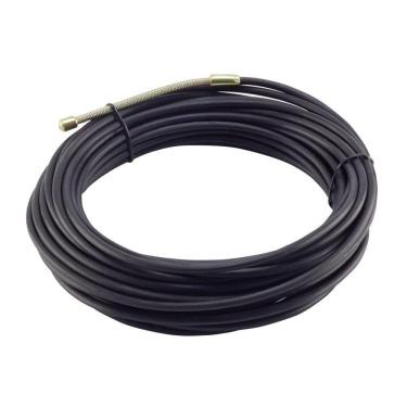 Imagem de Passa Fio com Alma de Aço 10 Metros Preto Force Line