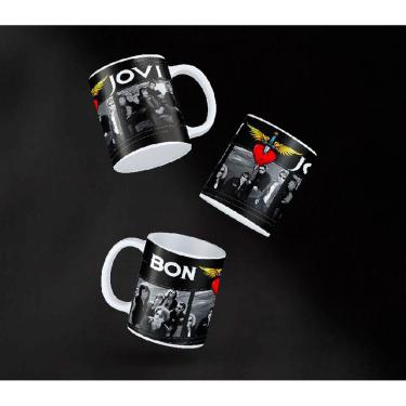 Imagem de Caneca Cerâmica Rock Bon Jovi