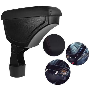 Imagem de Apoio De Braço Onix e Prisma 12 a 18 - Preto Costura em Vermelho