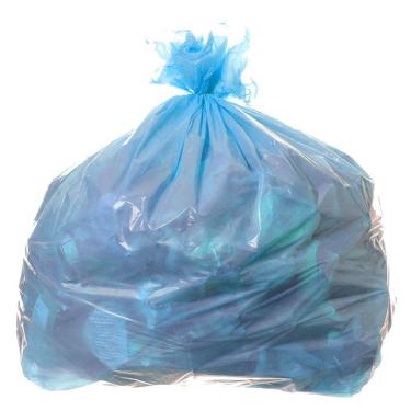 Imagem de Saco Para Lixo Com Capacidade De 100 Litros Azul Com 100 Unidades Itaquiti