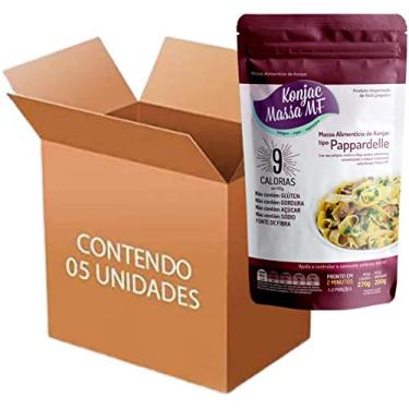 Imagem de Kit 5 Macarrão Konjac Unidades - Papardelle