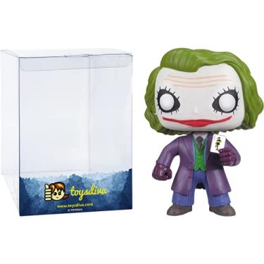 Imagem de The Joke r: Fun ko P o p ! Heroes Vinyl Figurine Bundle with 1 Compatible 'ToysDiva' Graphic Protector (036 - 03372 - B)