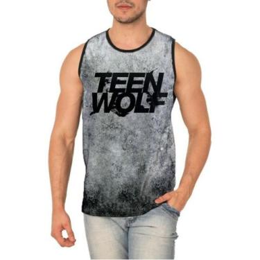 Imagem de Camiseta Regata Serie Teen Wolf Full Print Ref:511 - Smoke