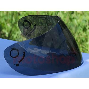 Imagem de Viseira Fumê Compativel Ls2 FF 350-360 Concepts Norisk FF 311 Texx Silver Eagle Rage Fire Shad Ad 204 Nitro N400 N150 Polivisor