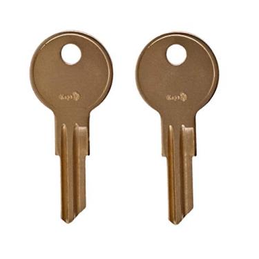 Imagem de 8025 pares de 2 chaves para 1998-2012 Coleman Pop-Up Camper Step Up Door 8025 chave de substituição pré-cortada para código por keys22