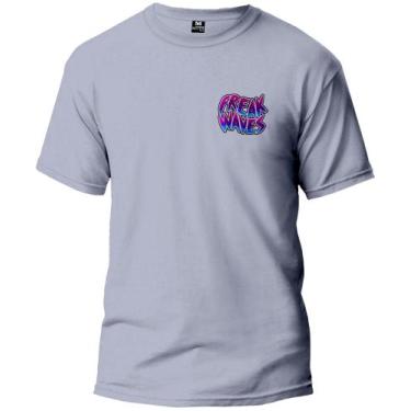 Imagem de Camiseta Freak Waves Classic Masculina E Feminina 100% Algodão Primeir